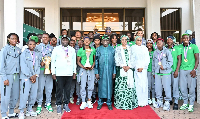 Super Falcons meets President Tinubu and First Lady Oluremi Tinubu at Aso Rock