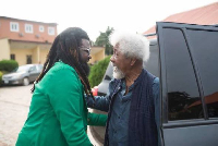 Onyeka Nwelue and Wole Soyinka