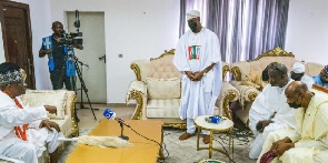 Gbadebo Rhodes-Vivour visits Oba of Lagos, Rilwan Akiolu