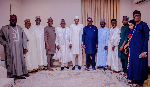 Muhammadu Buhari hosts APC leader in Kaduna