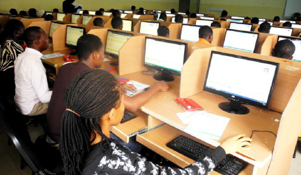 Student learning ICT skills