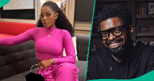 Elsie Okpocha and Basketmouth
