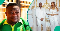 Davido and Chief Preiest on a video call