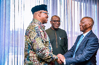 Peter Obi meets former Botswana President Ian Khama and former South African President Thabo Mbeki