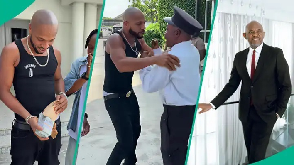 Charlse Okocha and Tony Elumelu