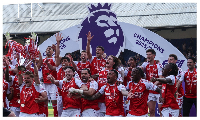 Arsenal win first Premier League title in 22 years