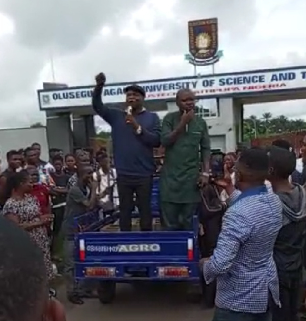 OAUSTECH embark on protest