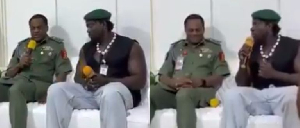 VeryDarkMan and Major General M.E. Onoja
