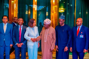 President Bola Tinubu and members of Deloitte Africa