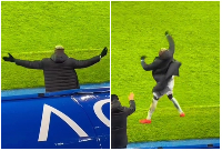 Victor Osimhen's touchline coaching antics goes viral