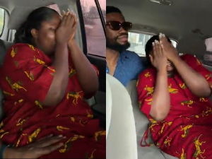 Blessing and her husband
