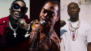 Wizkid, Fela and Seun Kuti