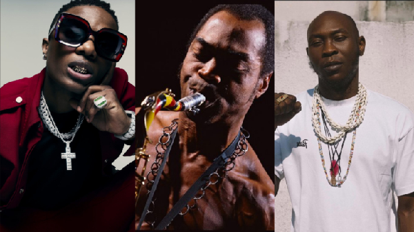 Wizkid, Fela and Seun Kuti