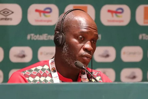 Coach of Guinea-Bissau Emiliano Té