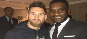 Jay-Jay Okocha and Lionel Messi