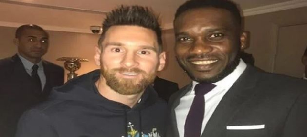 Jay-Jay Okocha and Lionel Messi