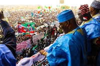 Atiku Abubakar at PDP rally