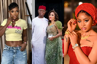 Annie Idibia, Regina Daniels and Ned Nwoko and fifth wife
