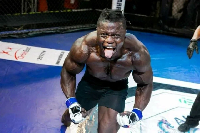 Power Slap heavyweight, Kabiru Adediran, a.k.a Hulk
