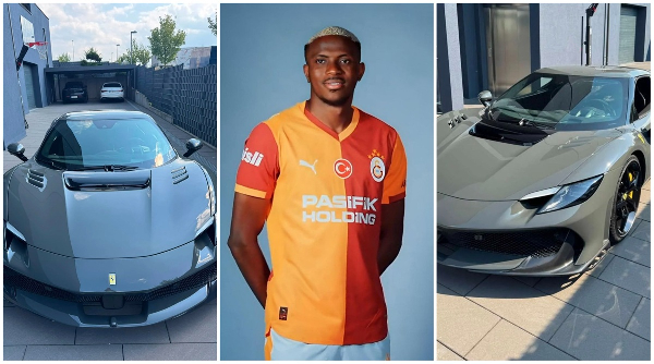 Victor Osimhen launches new Ferrari