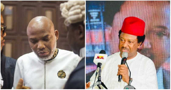 Nnamdi Kanu and Shehu Sani
