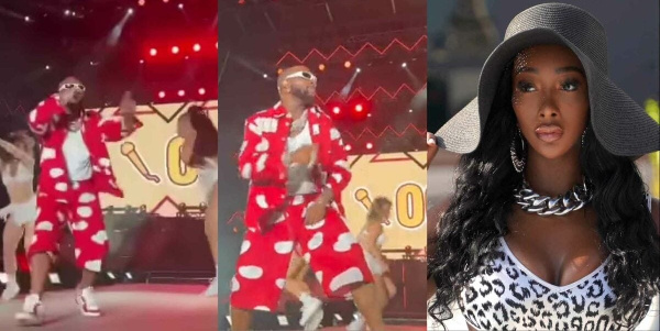 Davido performs at Afro Nation in Portugal