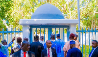 Photos of the late President Muhammadu Buhari's graveyard
