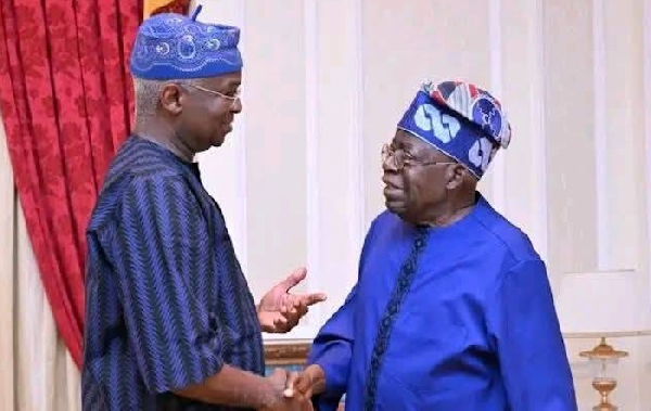 Former Lagos State Governor, Babatunde Fashola and President Bola Tinubu