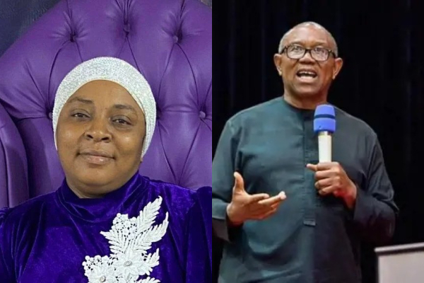 A photo collage of Bright Ndibunwa and Peter Obi