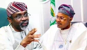 A photo collage of Femi Gbajabiamila and Adeniyi Adeyemi