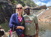 Isaac Fayose and his late wife