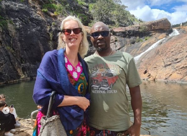 Isaac Fayose and his late wife