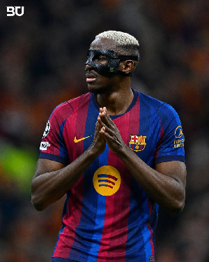 Victor Osimhen in Barcelona shirt Photo credit: Barca Universal on X Victor Osimhen in Barcelona shirt Photo credit: Barca Universal on X