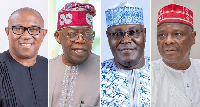 A photo collage of the leading candidates