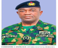 The Navy spokesman, A. Adams-Aliyu. Credit: Nigerian Navy