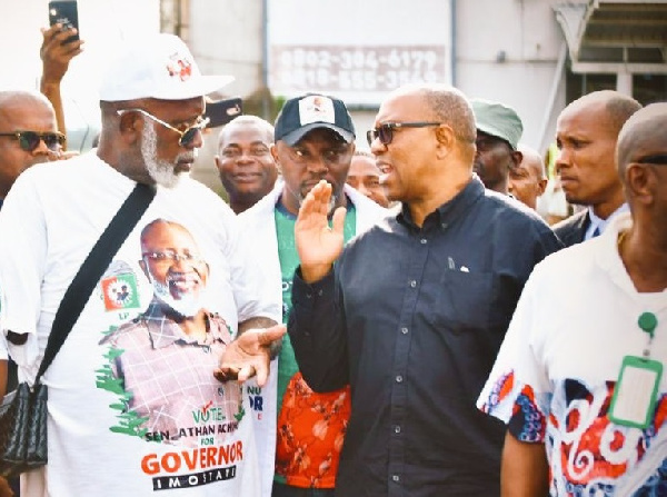 Peter Obi on the campaign trail