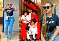 Regina Daniels and sons