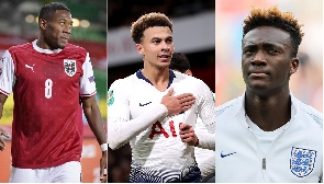 L-R: David Alaba, Delle Alli and Tammy Abraham