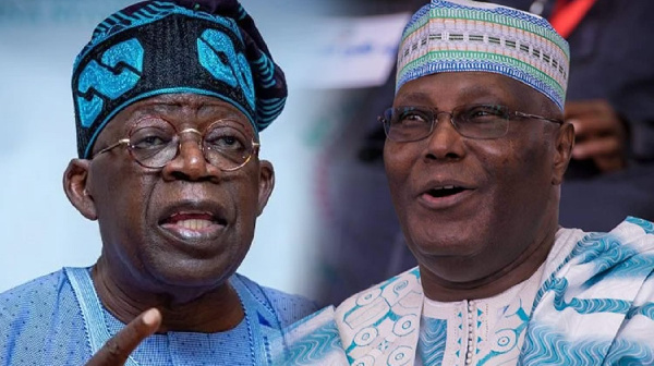 A collage of Bola Tinubu and Atiku Abubakar