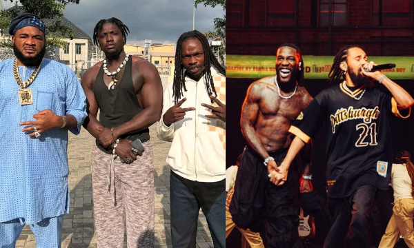 L-R: Sam Larry, VDM, Naira Marly, Burna Boy and Phyno