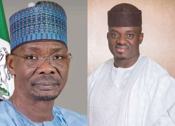 Governor Sule and David Ombugadu