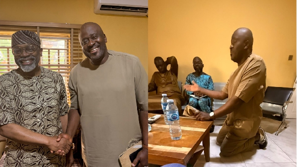 Femi Gbajabiamila and Desmond Elliot