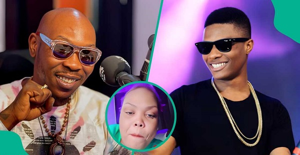 Seun Kuti, his sister and Wizkid