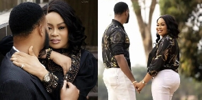 Nkiru Sylanus and fiance