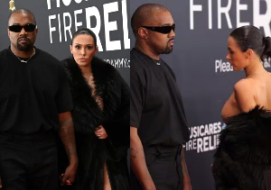 Kanye West and wife, Bianca Censori