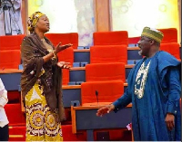 Senator Dino Melaye and Remi Tinubu