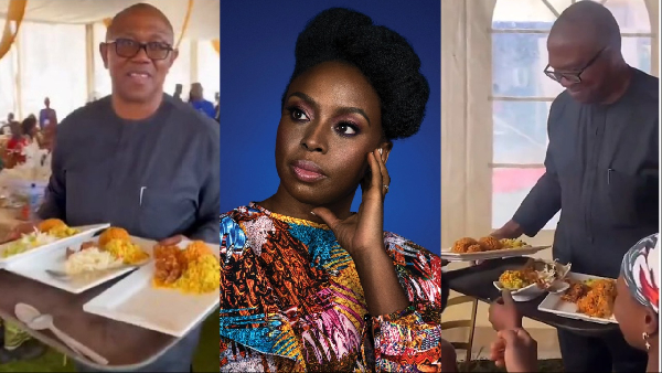 Peter Obi and Chimamanda Adichie