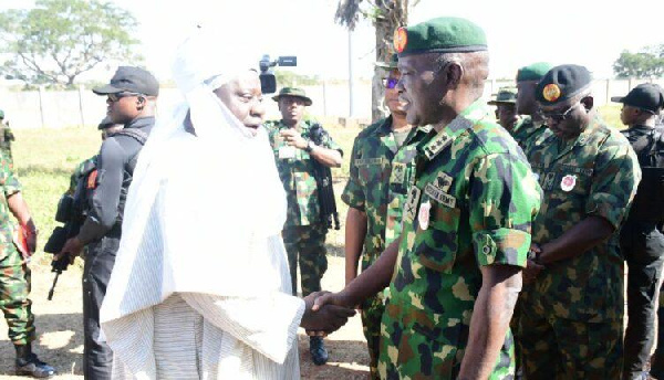 COAS, Lt. Gen. Taoreed Lahbaja in a visit to the village on Tuesday.