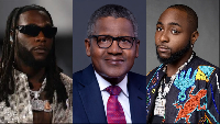 Burna Boy, Aliko Dangote and Davido