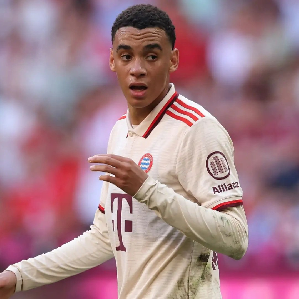 Bayern Munich midfielder Jamal Musiala